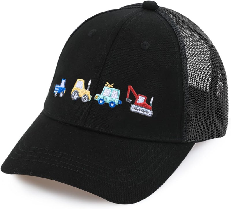 EDCYF Kids Boys Girls Embroidered Baseball Caps Baby Sun hat Toddler Dinosaur Trucker Hats Summer Hats（3-8years - Image 1